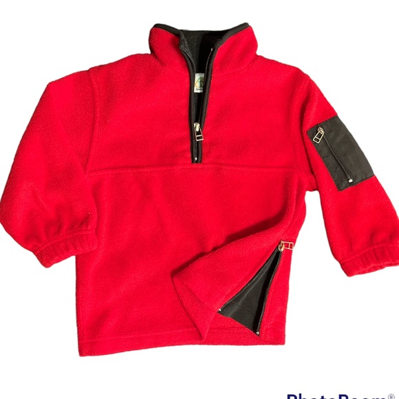 GreenDog 3T vintage have zip pullover red black sweater/ jacket. Unisex - Picture 1 of 2